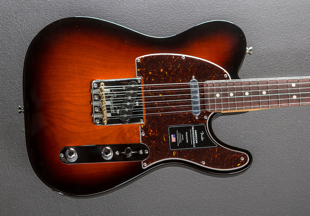 American Professional II Telecaster - 3 Color Sunburst w/Rosewood