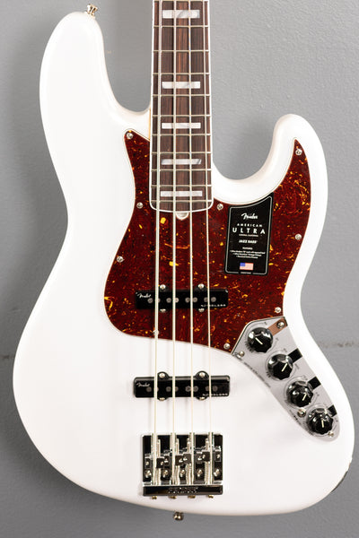 American Ultra Jazz Bass - Arctic Pearl w/Rosewood
