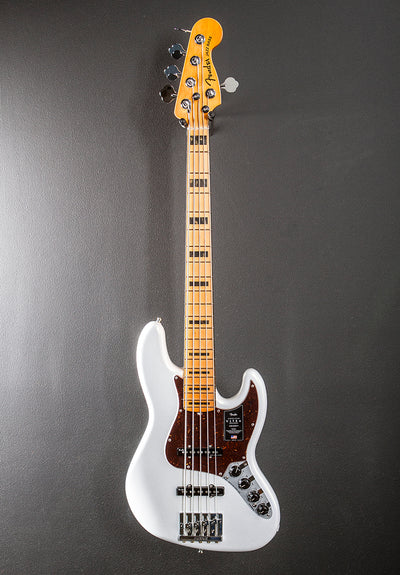 American Ultra Jazz Bass V – Arctic Pearl w/Maple