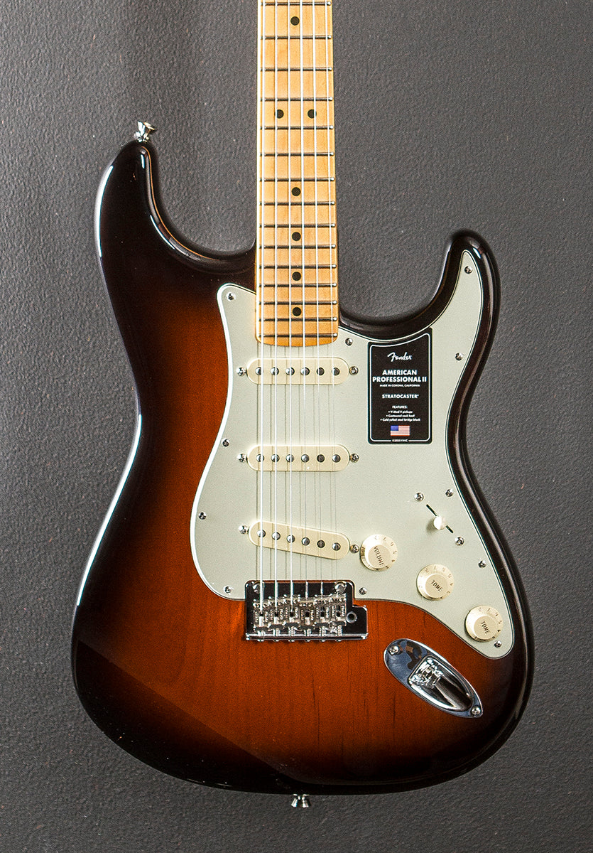 American Professional II Stratocaster – Two Tone Sunburst w/Maple