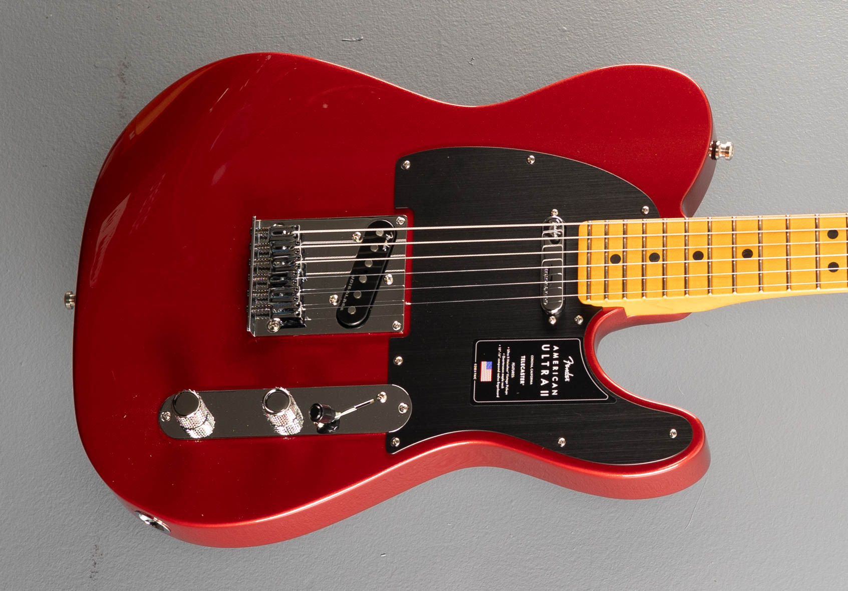 American Ultra II Telecaster Sinister Red