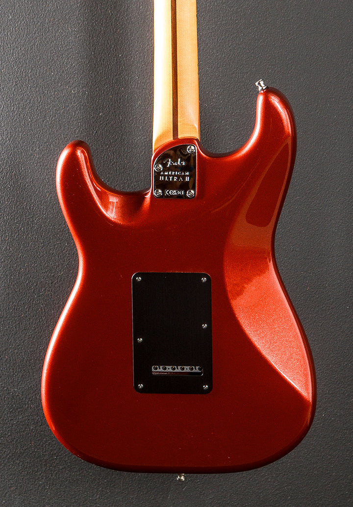 American Ultra II Stratocaster HSS - Sinister Red w/Maple