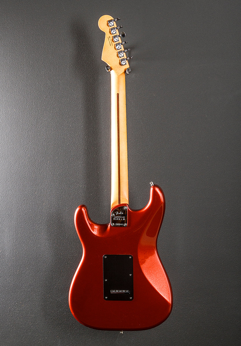 American Ultra II Stratocaster HSS - Sinister Red w/Maple