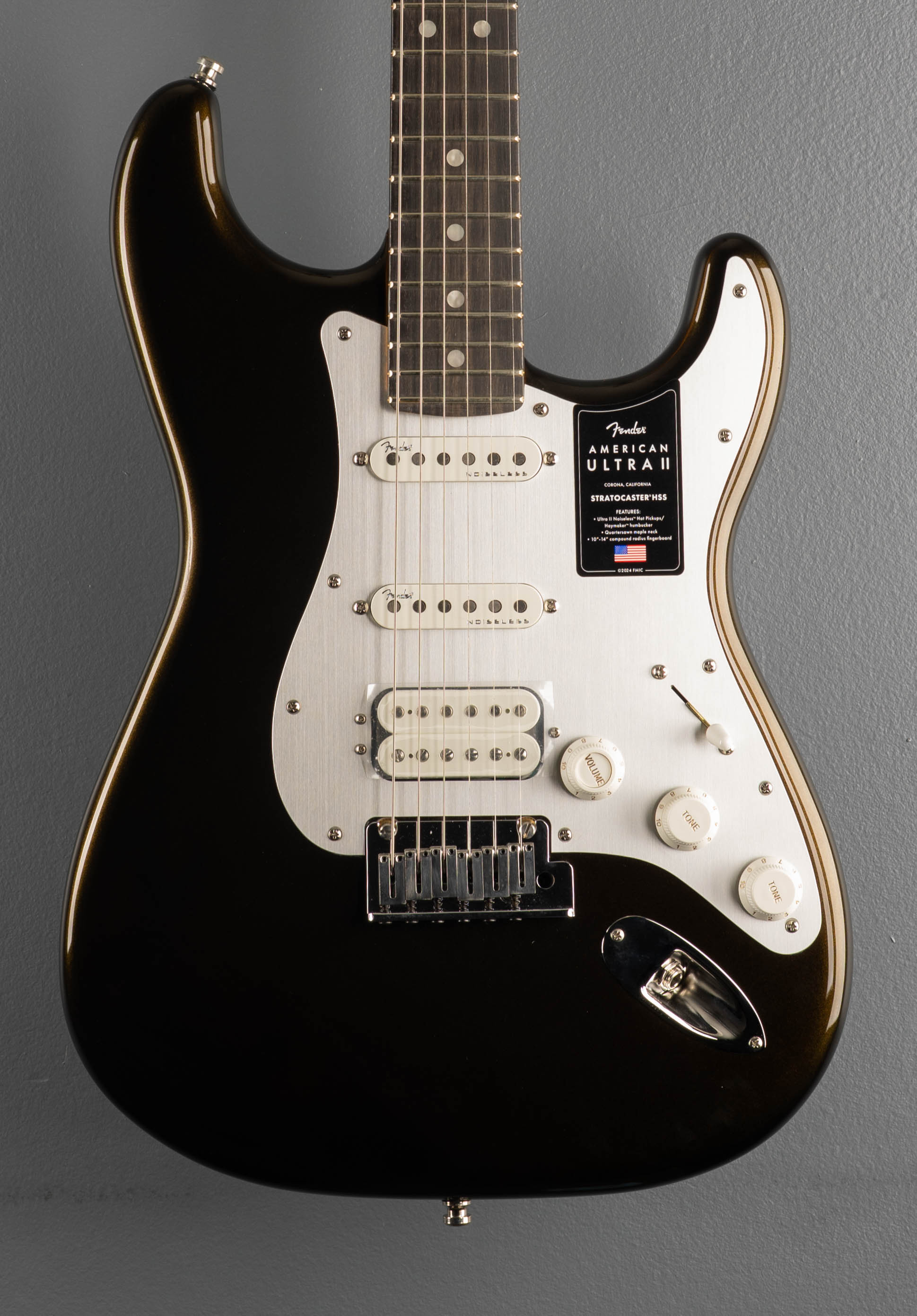 American Ultra II Stratocaster HSS - Texas Tea – Dave's Guitar Shop