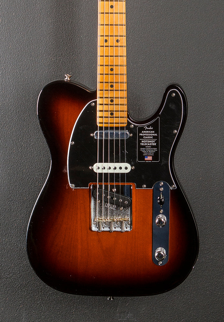 American Professional Classic Hotshot Telecaster - 3 Color Sunburst w/Maple