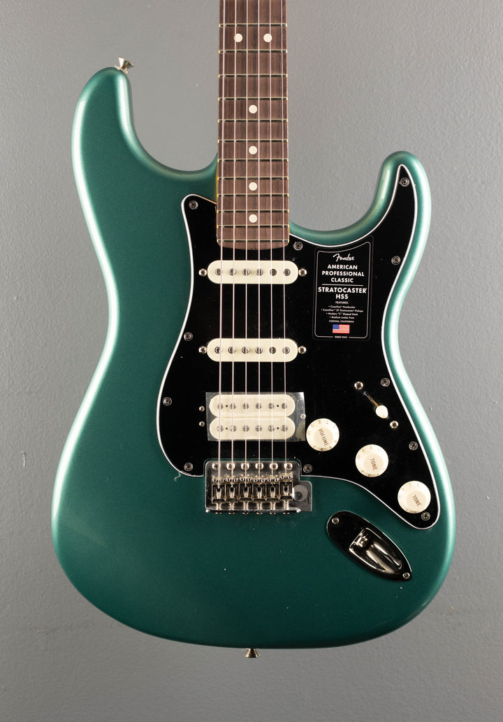 American Professional Classic Stratocaster HSS - Faded Sherwood Green Metallic