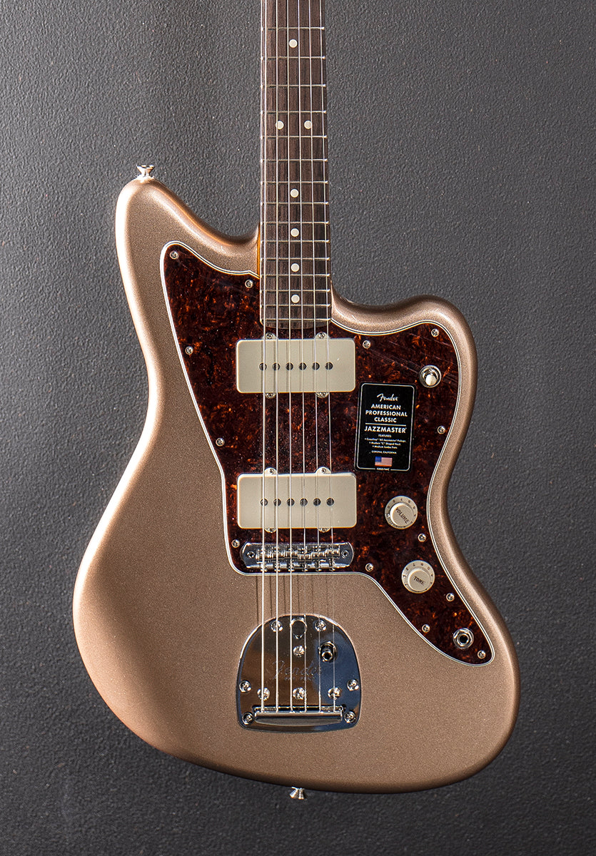 American Professional Classic Jazzmaster - Faded Firemist Gold