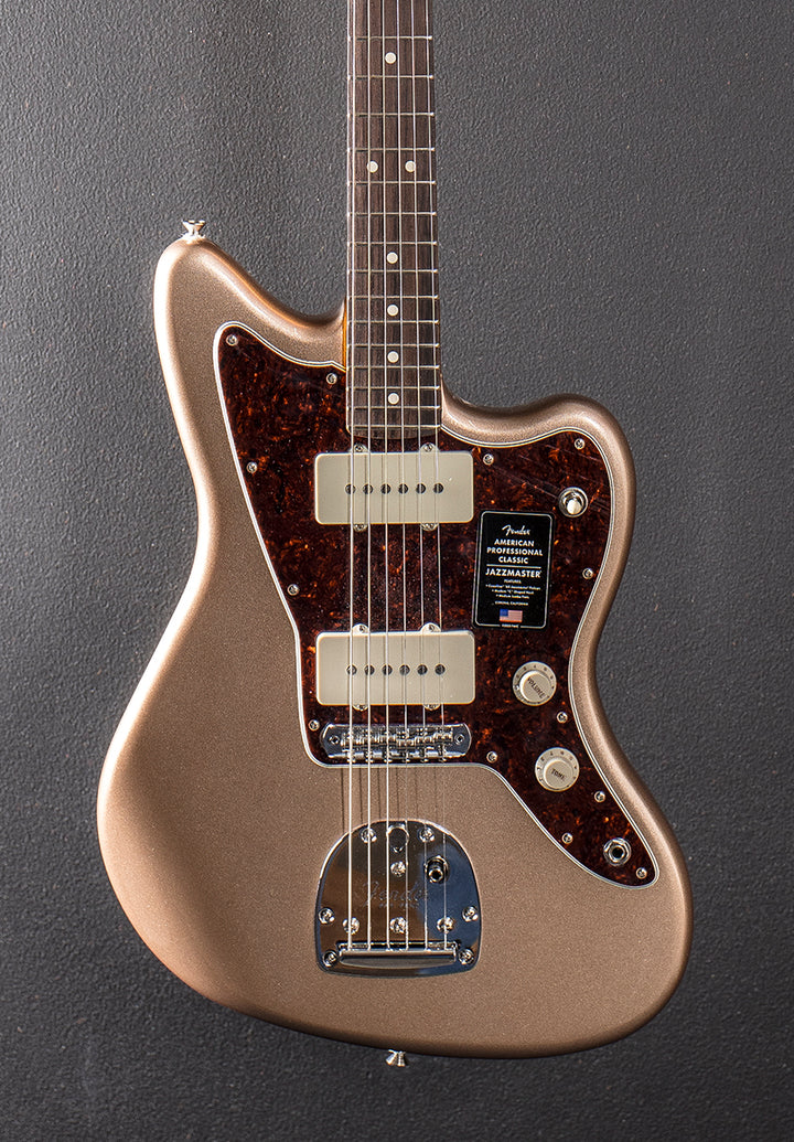 American Professional Classic Jazzmaster - Faded Firemist Gold