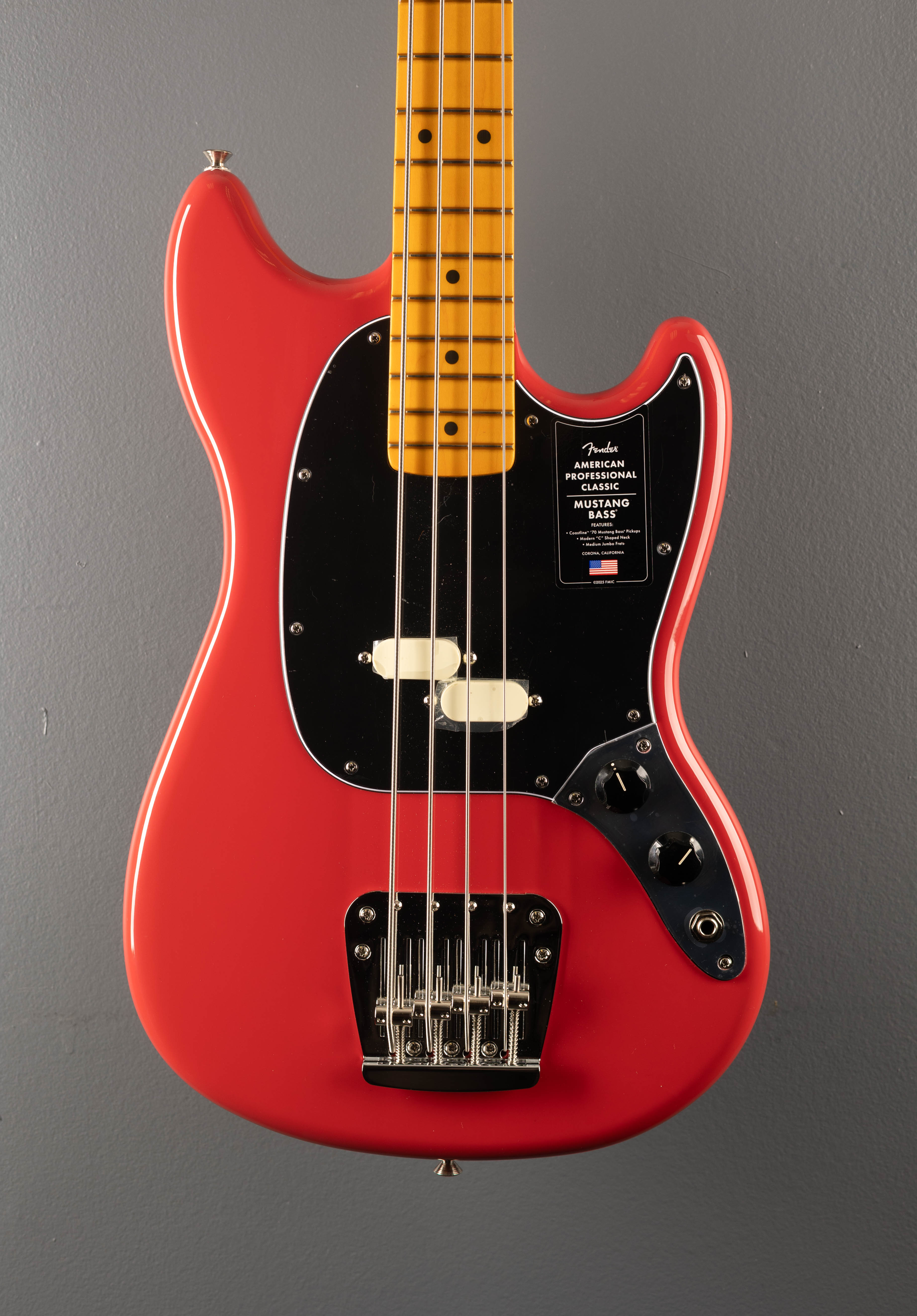 Fender Mustang Bass レッド 美品。 Fender USA American Professional Classic Mustang Bass (Faded