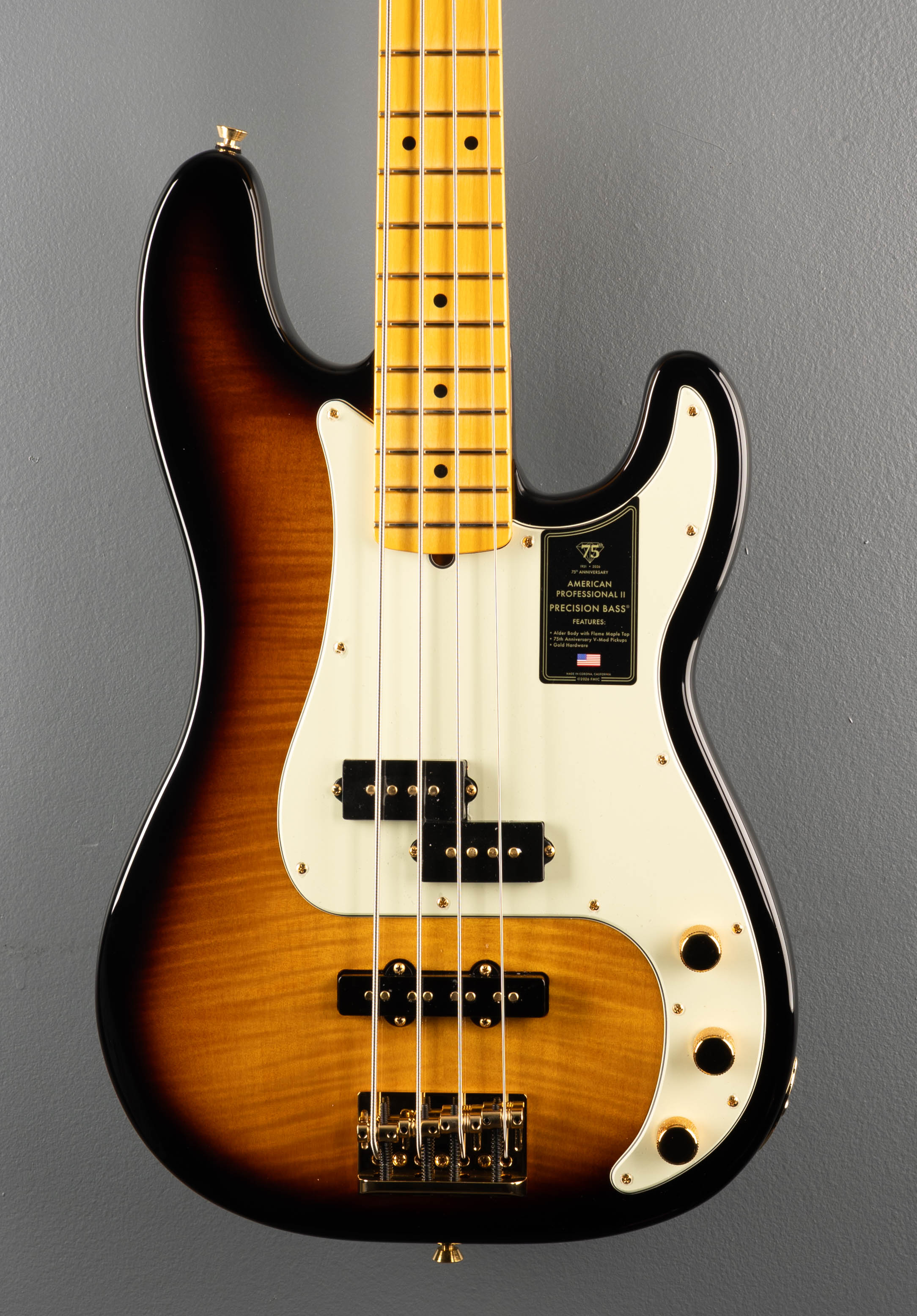 75th Anniversary American Professional PJ Bass - 2 Color Sunburst