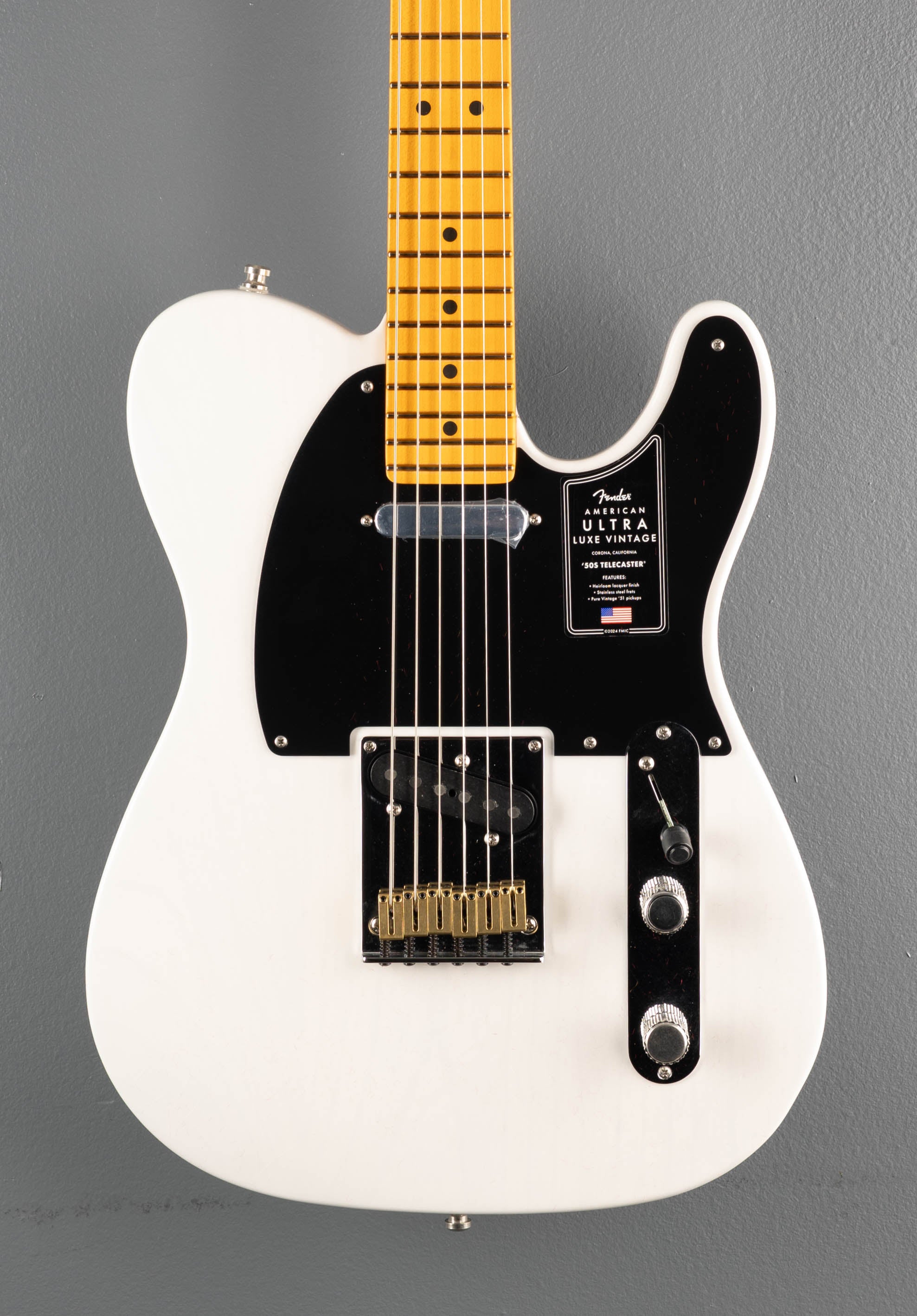 American Ultra Luxe Vintage '50s Telecaster - White Blonde