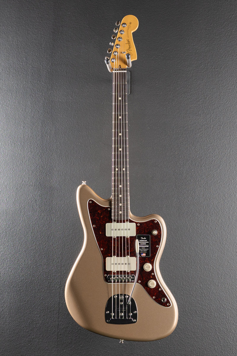 American Professional Classic Jazzmaster - Faded Firemist Gold