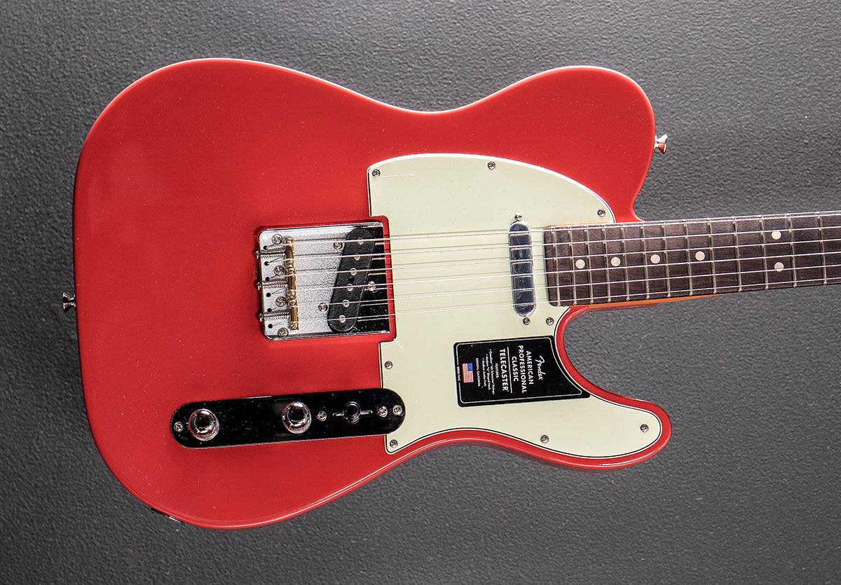 American Professional Classic Telecaster - Faded Dakota Red w