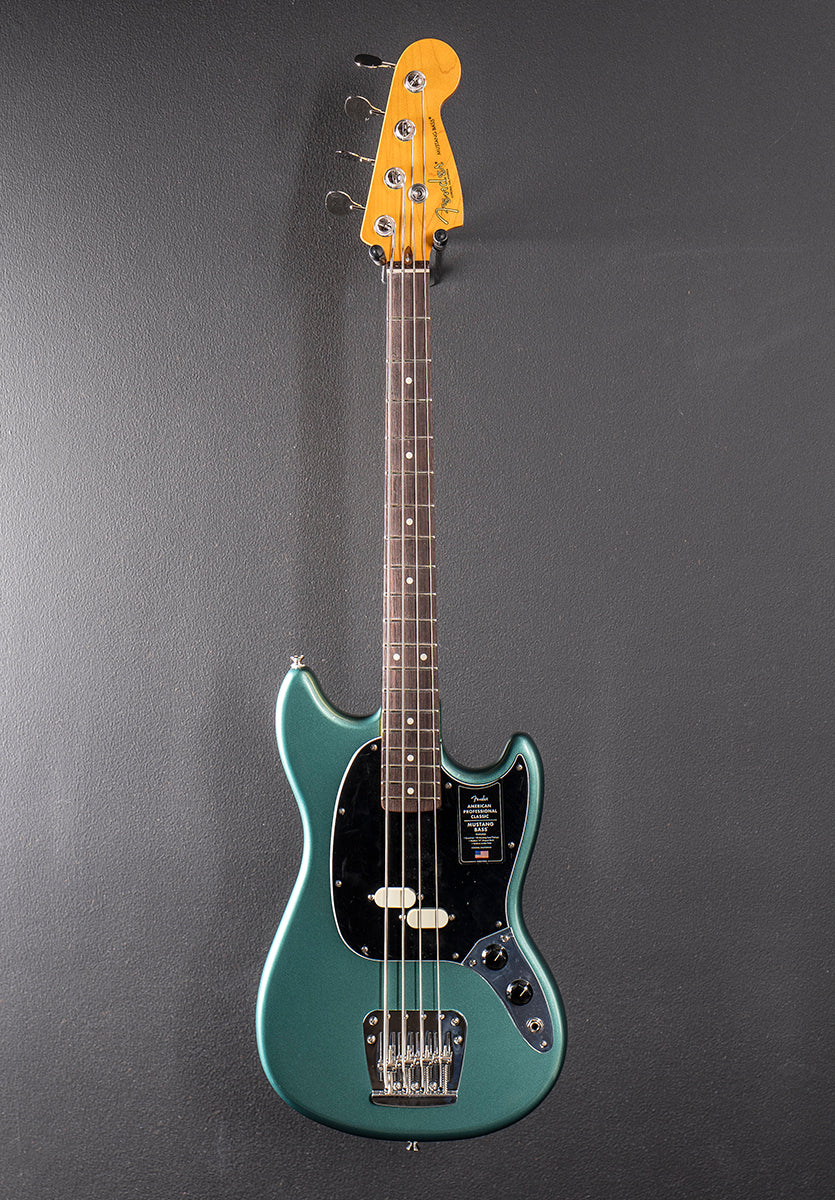 American Professional Classic Mustang Bass - Faded Sherwood Green Metallic