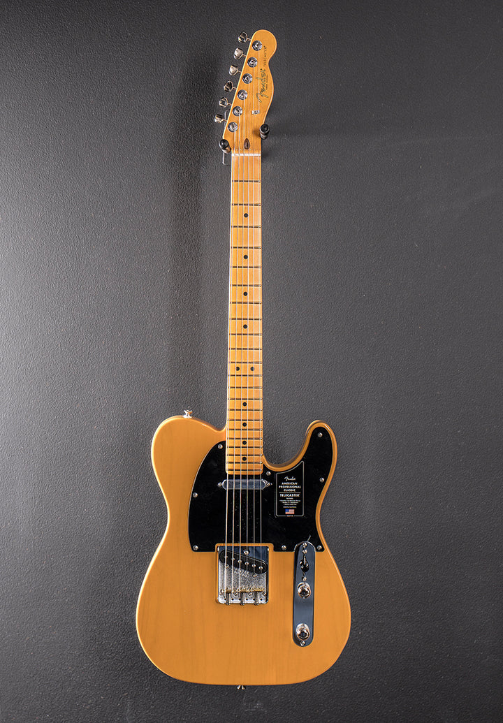 American Professional Classic Telecaster - Butterscotch Blonde w/Maple
