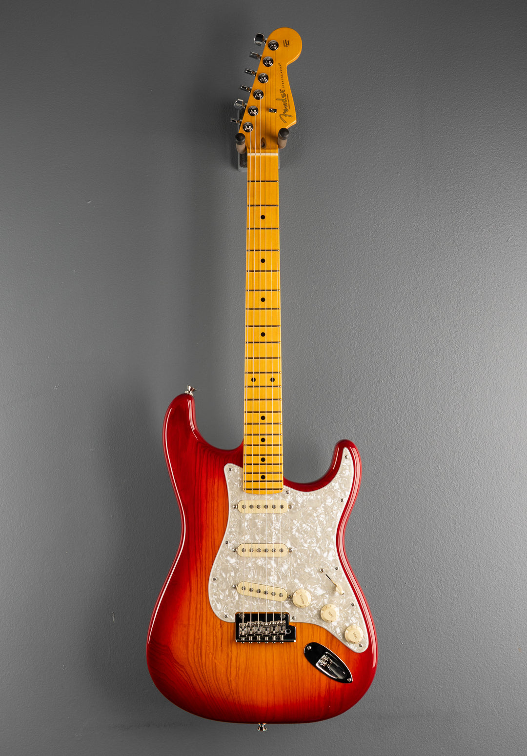 American Professional Stratocaster - Aged Cherry Burst w/Maple