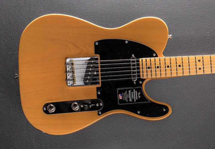 American Professional Classic Telecaster - Butterscotch Blonde w/Maple