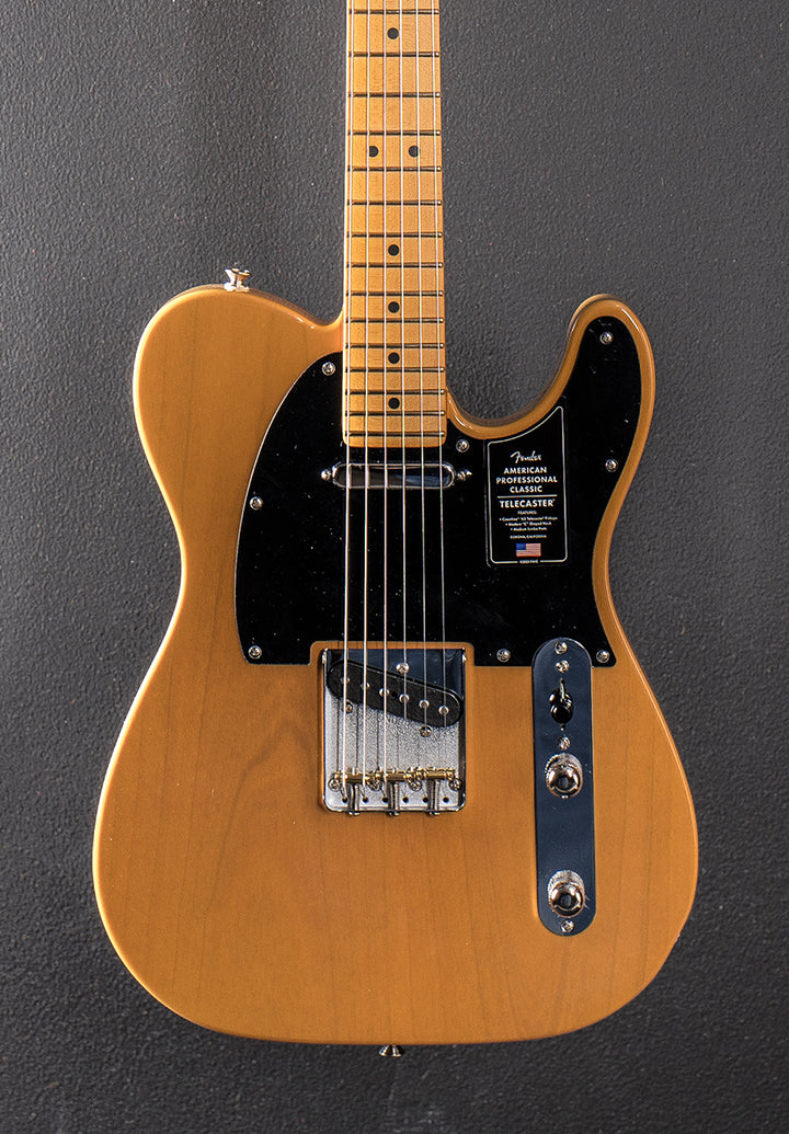 American Professional Classic Telecaster - Butterscotch Blonde w/Maple