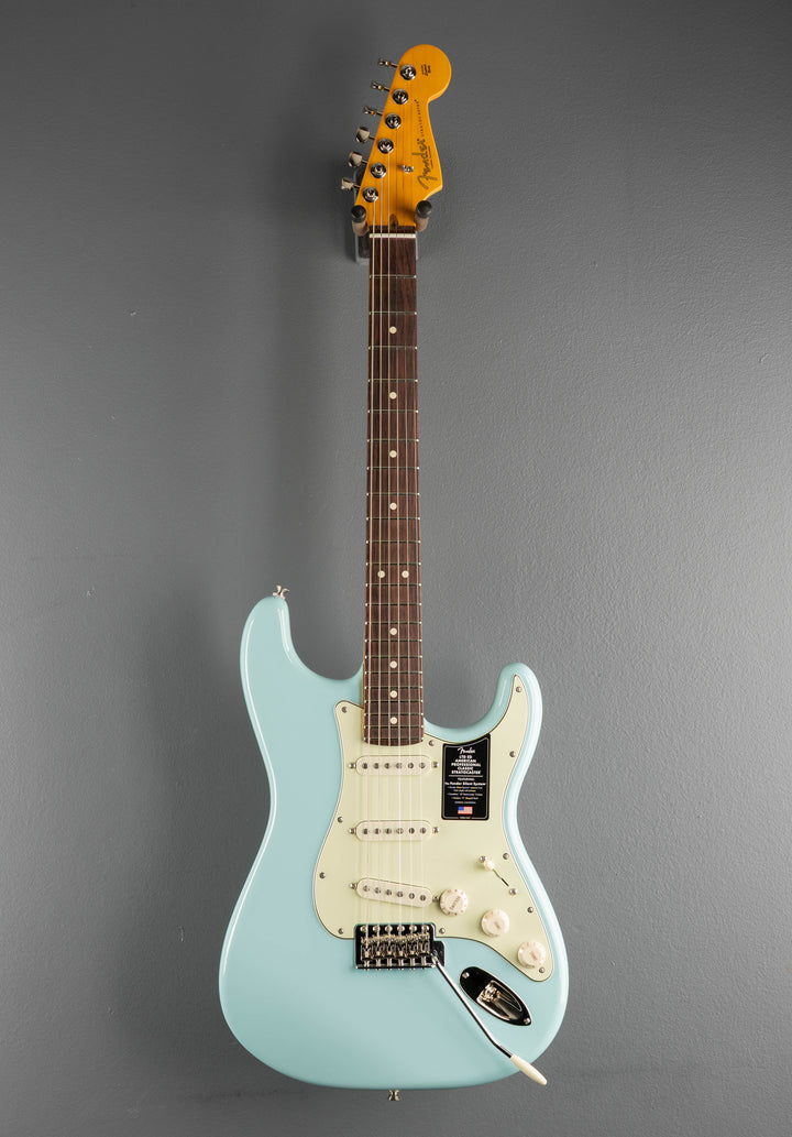 Limited Edition American Professional Classic Stratocaster with the Fender Silent System - Daphne Blue w/Rosewood