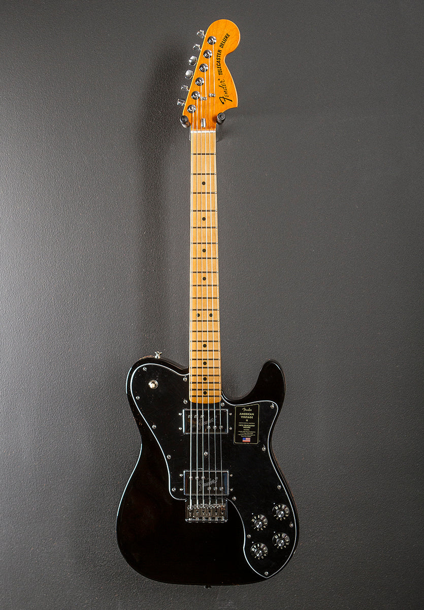 American Vintage II 1975 Telecaster Deluxe - Black