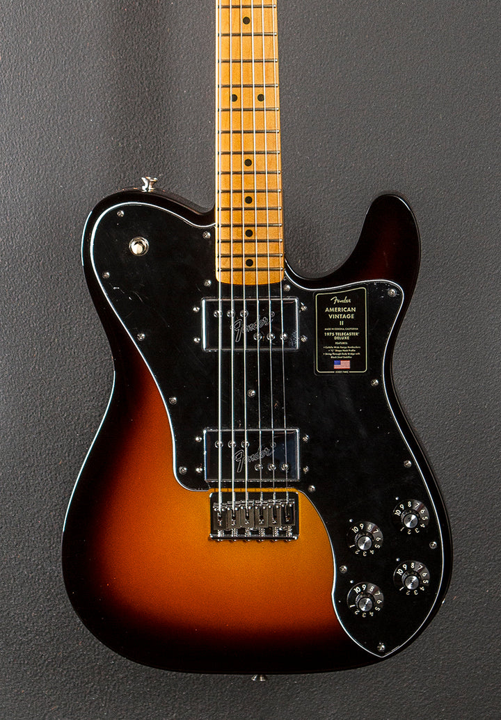 American Vintage II 1975 Telecaster Deluxe - 3 Color Sunburst