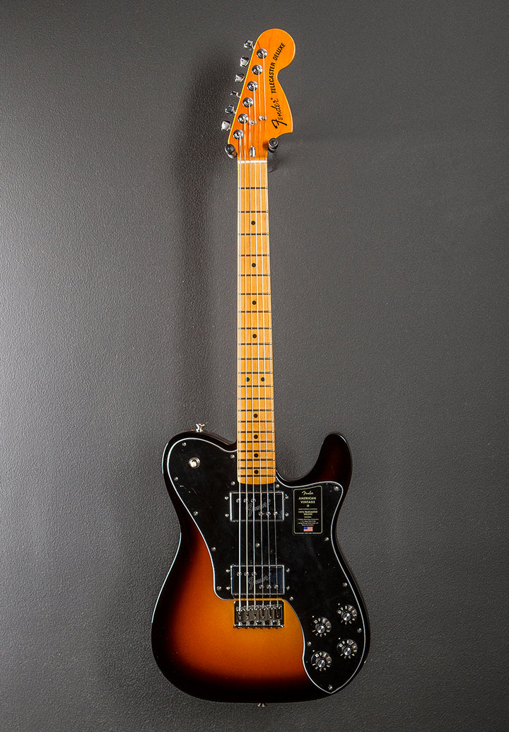American Vintage II 1975 Telecaster Deluxe - 3 Color Sunburst