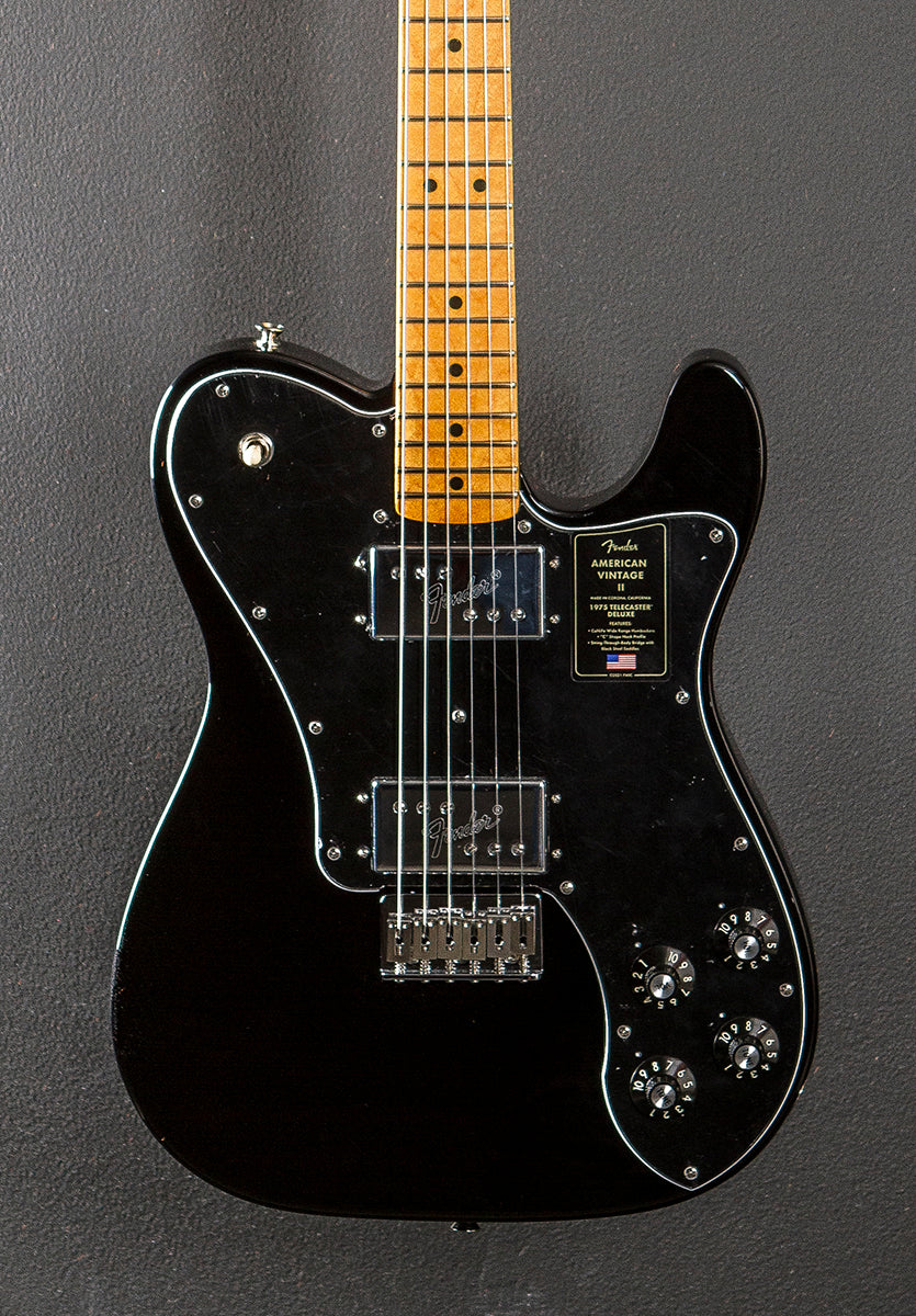 American Vintage II 1975 Telecaster Deluxe - Black
