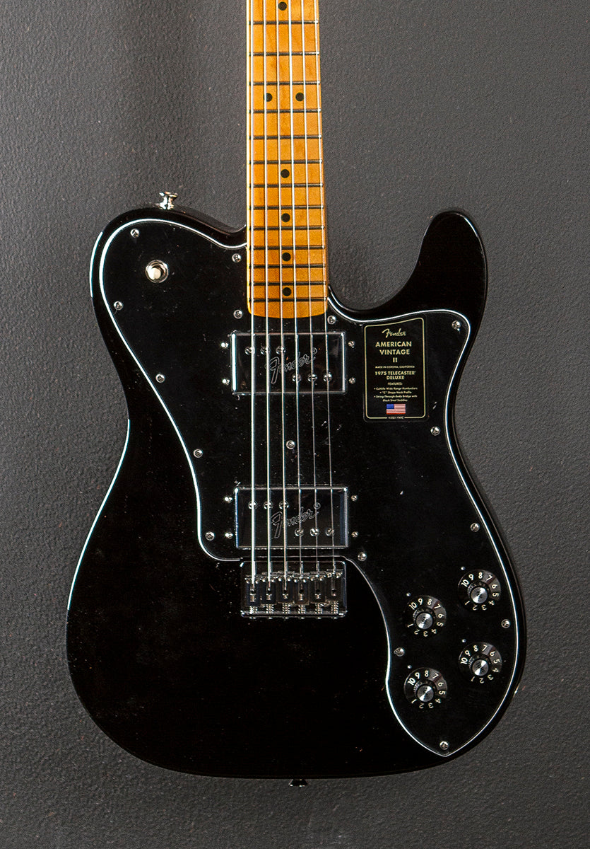 American Vintage II 1975 Telecaster Deluxe - Black