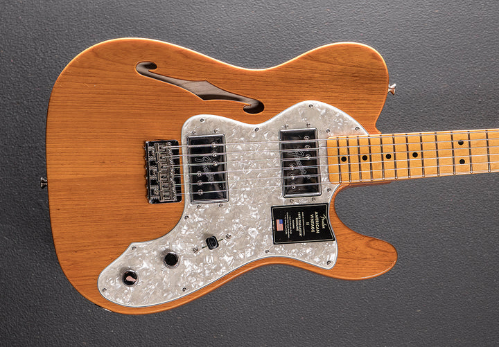 American Vintage II 1972 Telecaster Thinline - Aged Natural