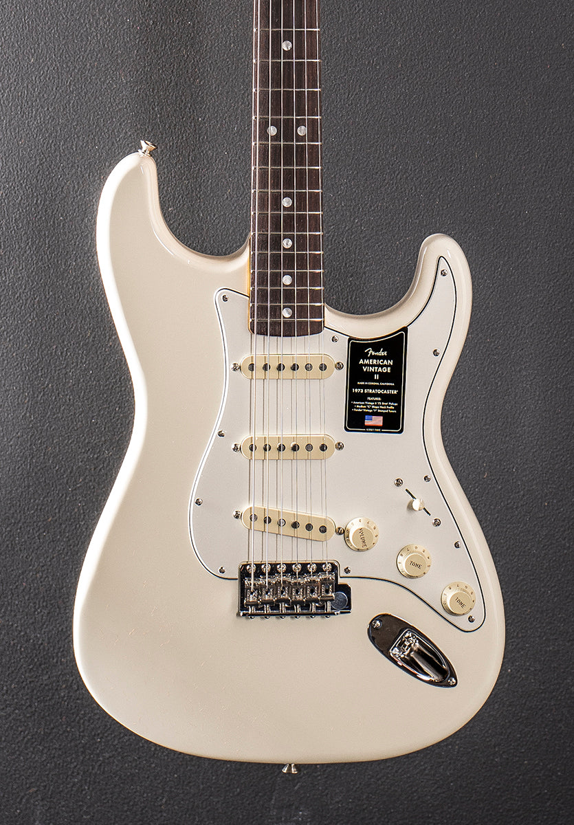 American Vintage II 1973 Stratocaster - Olympic White w/Rosewood