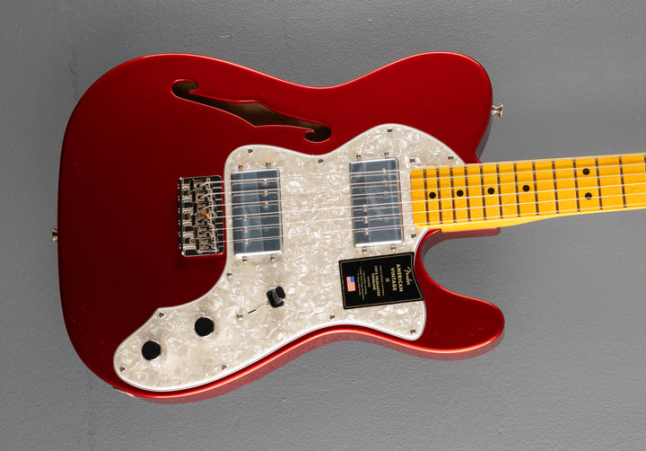 American Vintage II 1972 Telecaster Thinline - Candy Apple Red