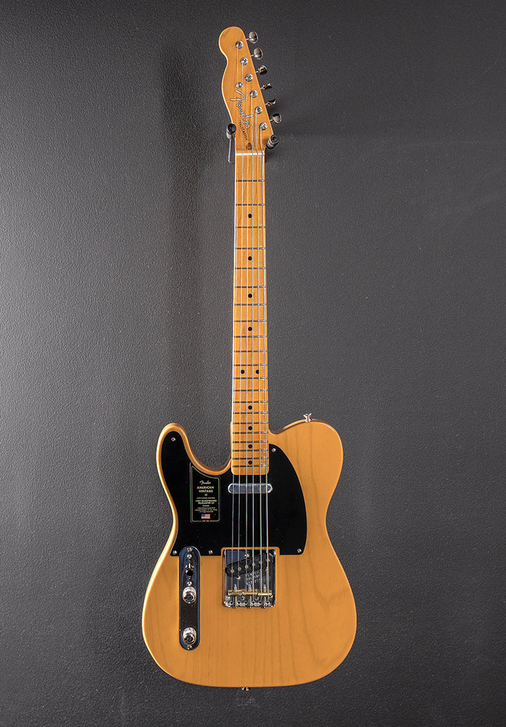 American Vintage II 1951 Telecaster Left Hand - Butterscotch Blonde