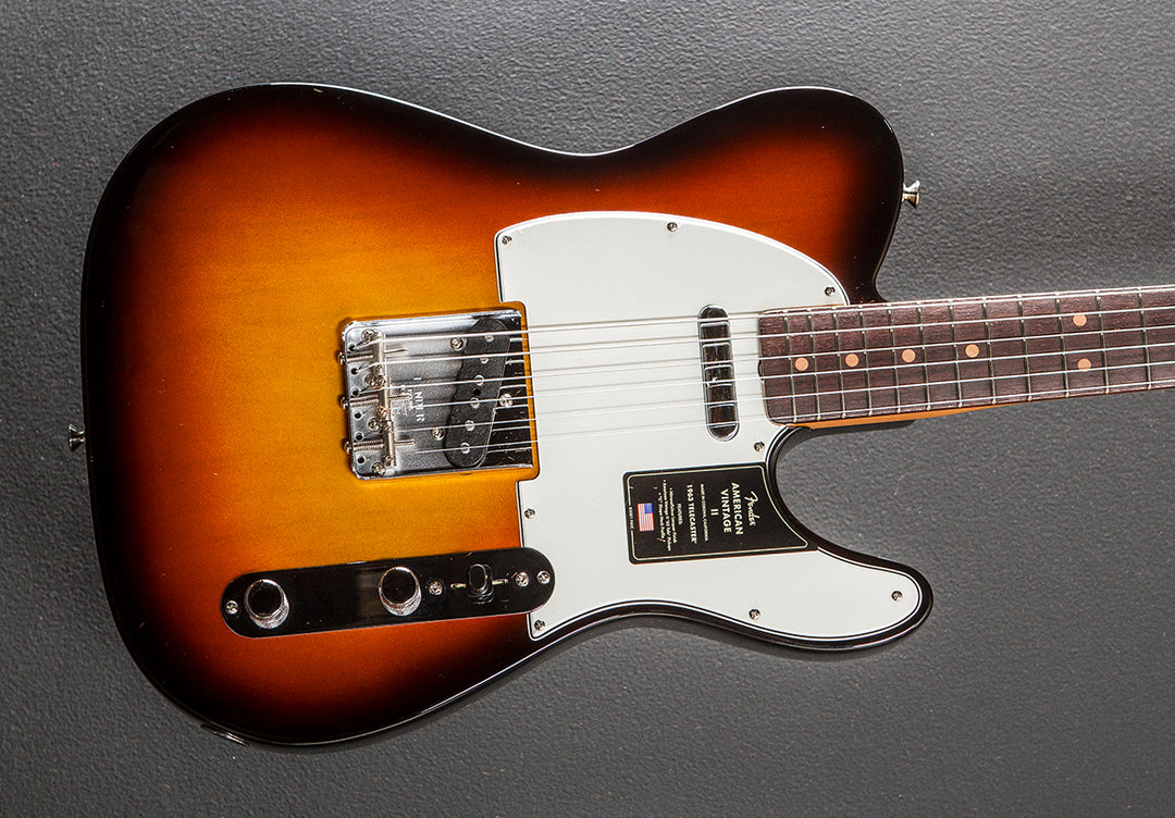 American Vintage II 1963 Telecaster - 3 Color Sunburst