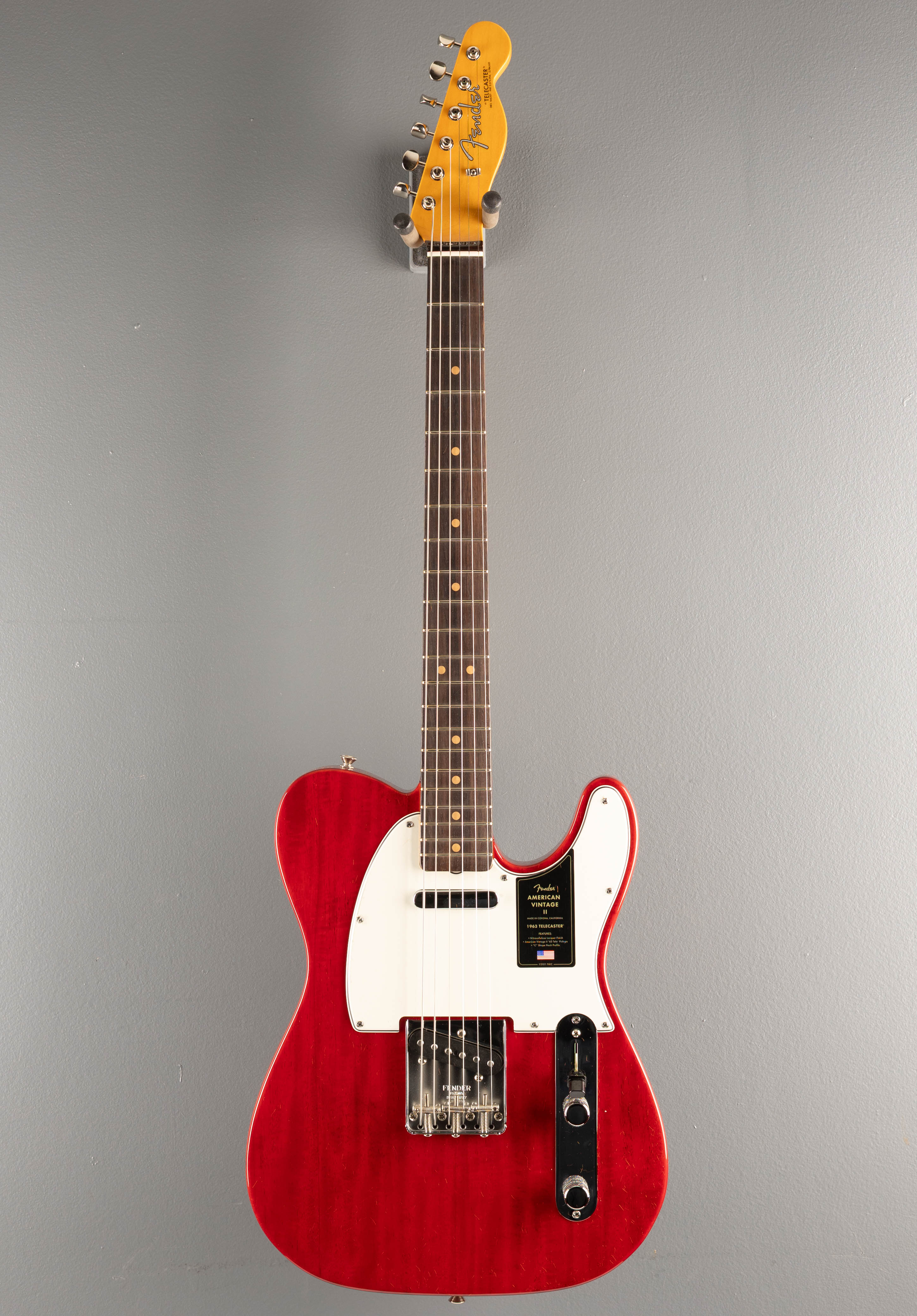 American Vintage II 1963 Telecaster - Crimson Red Transparent