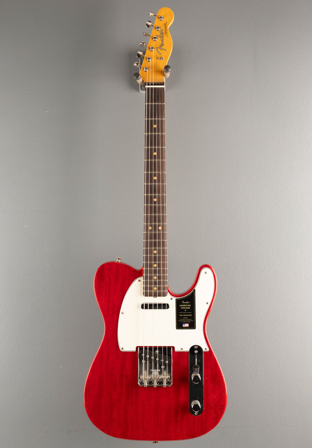American Vintage II 1963 Telecaster - Crimson Red Transparent