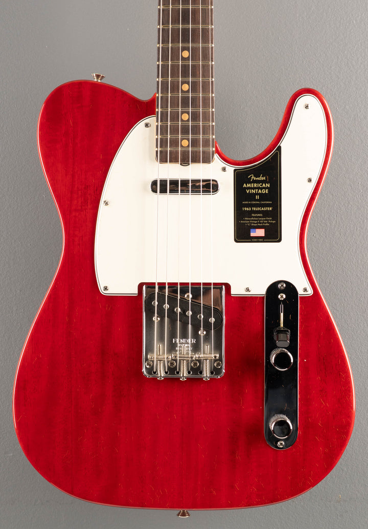 American Vintage II 1963 Telecaster - Crimson Red Transparent