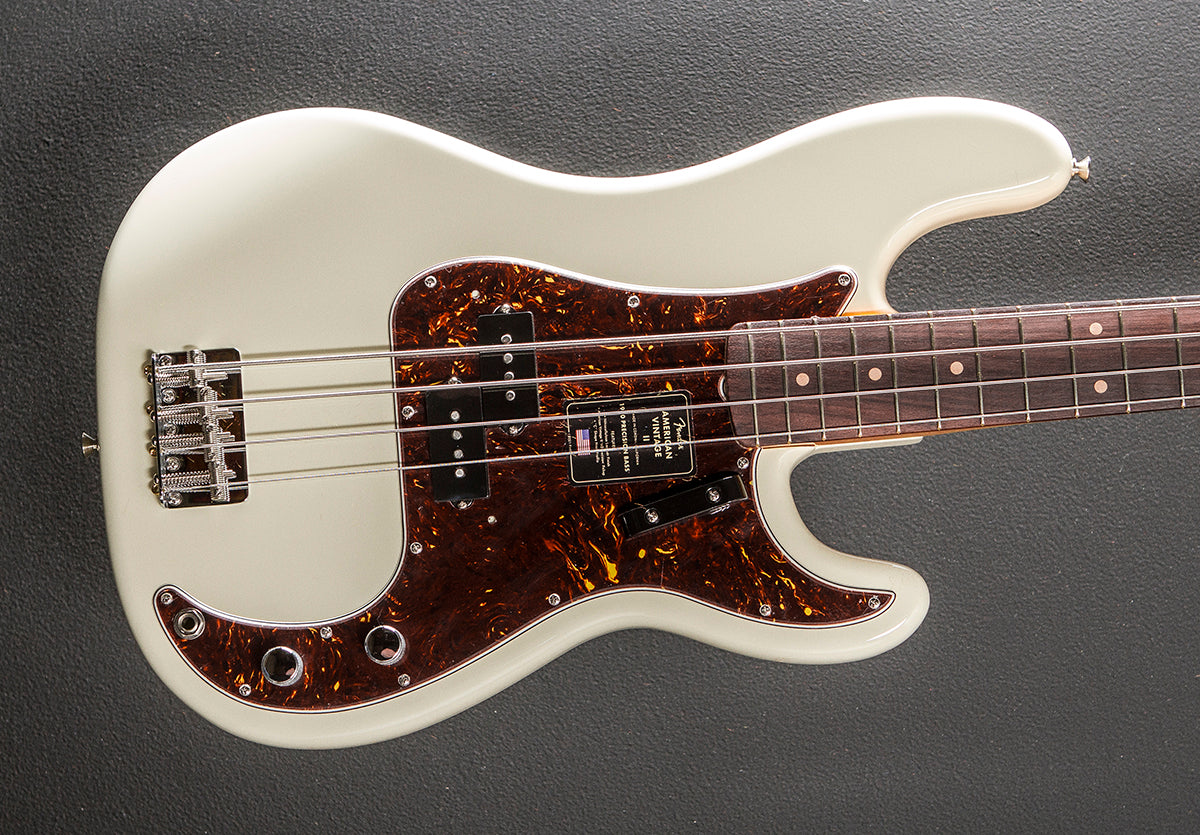 ベース Fender USA American Vintage American Vintage II 1960 Precision Bass - Olympic White – Dave's