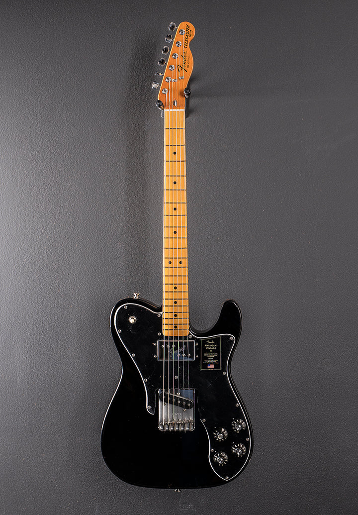 American Vintage II 1977 Telecaster Custom - Black w/Maple