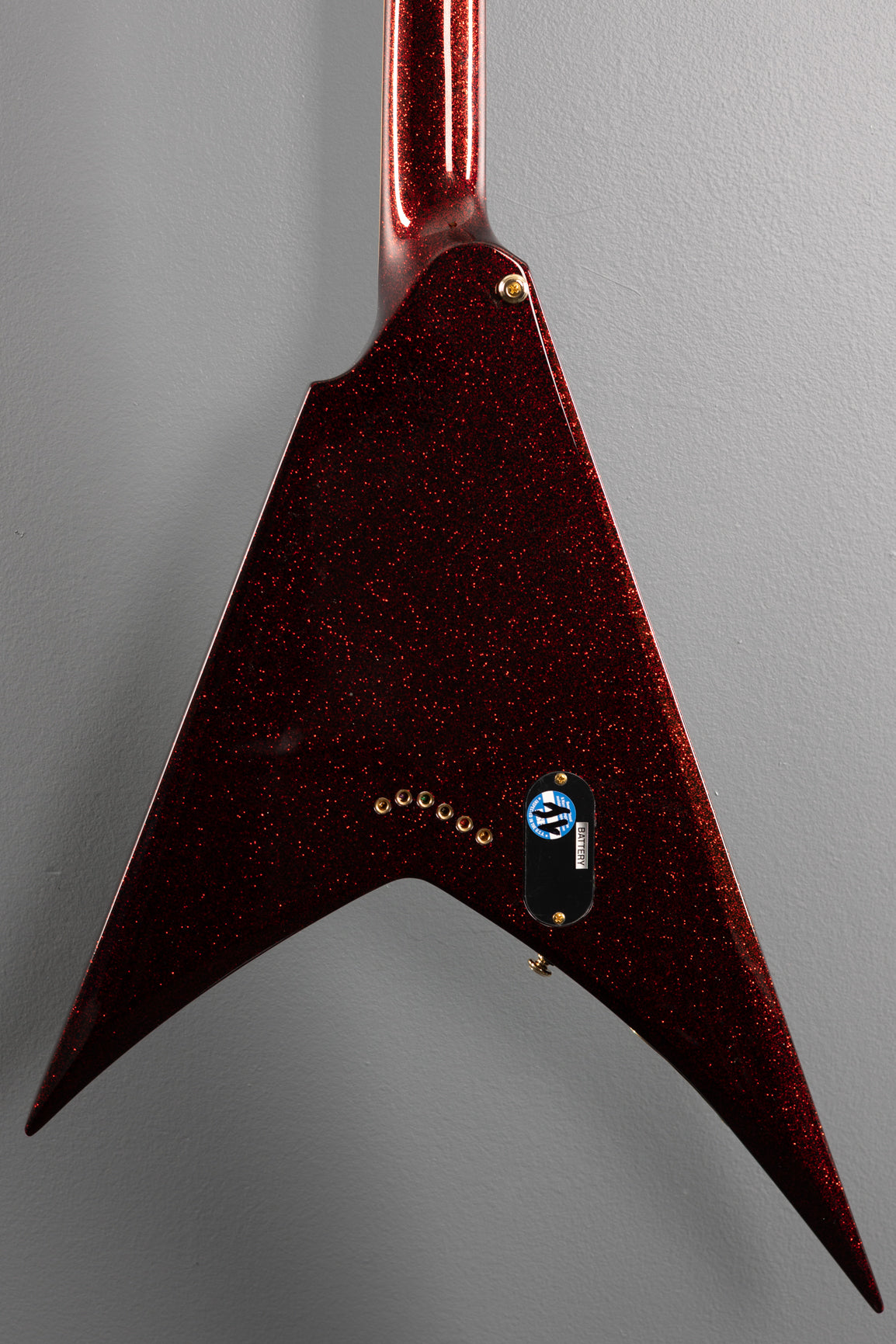 LTD Kirk Hammett KH-V - Red Sparkle – Dave's Guitar Shop