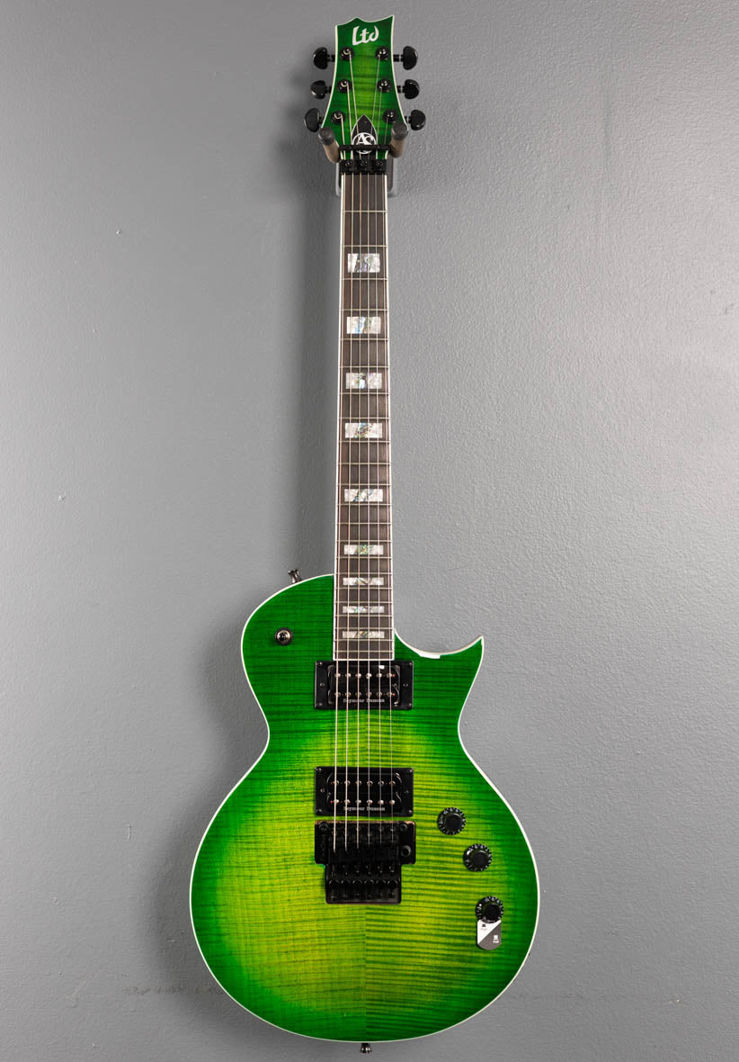LTD Alex Skolnick Signature AS-1FR - Lime Burst – Dave's Guitar Shop