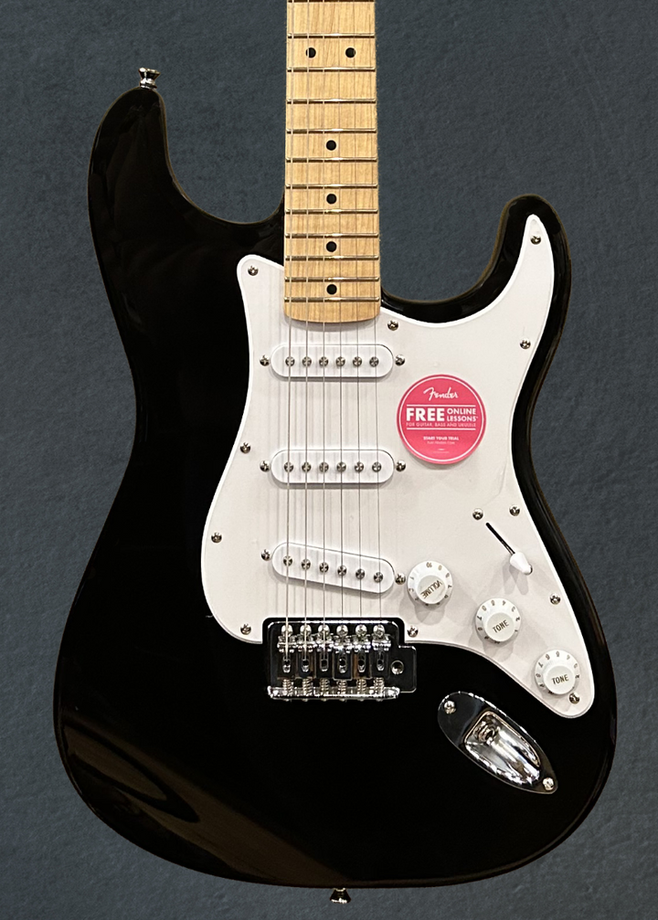 Sonic Stratocaster - Black w/Maple