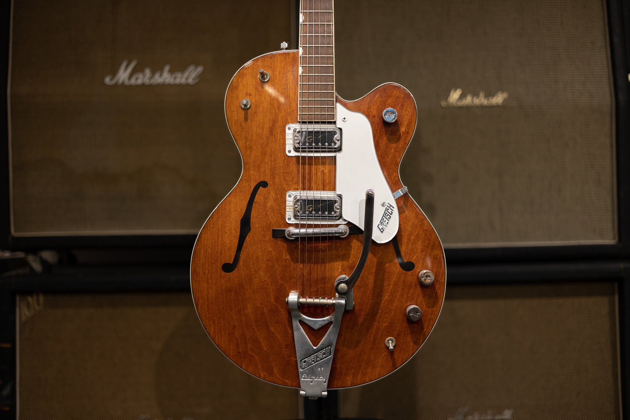 1961 Gretsch Chet Atkins Tennessean- Walnut Brown – Dave's Guitar Shop
