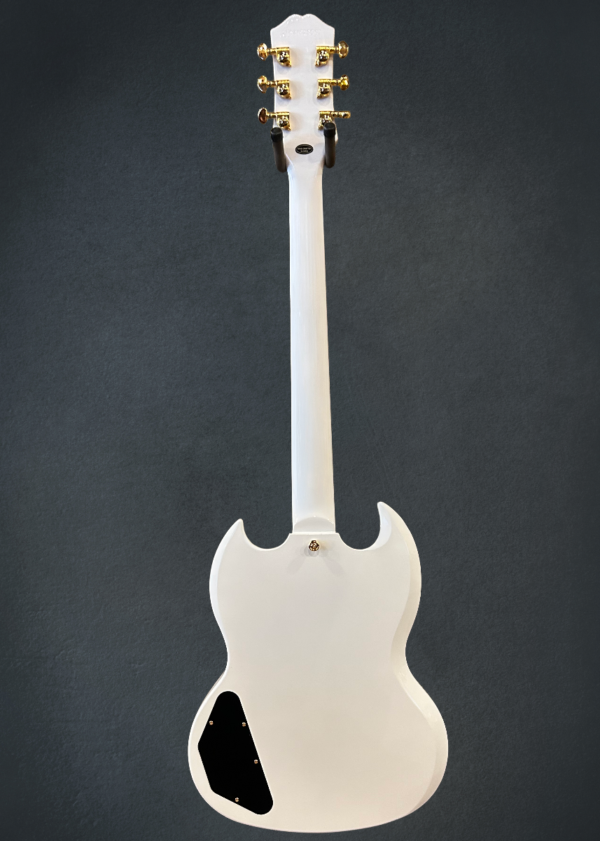 "Inspired by Gibson Collection" SG Custom - Alpine White