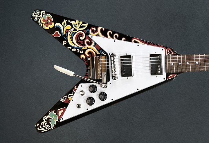 Jimi Hendrix "Love Drops" Flying V - Ebony