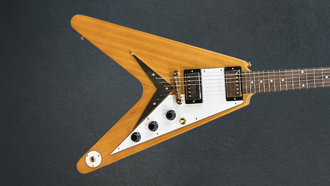 1958 Korina Flying V (White Pickguard) - Aged Natural – Dave's 1958 Korina Flying V (White Pickguard) - Aged Natural – Dave's