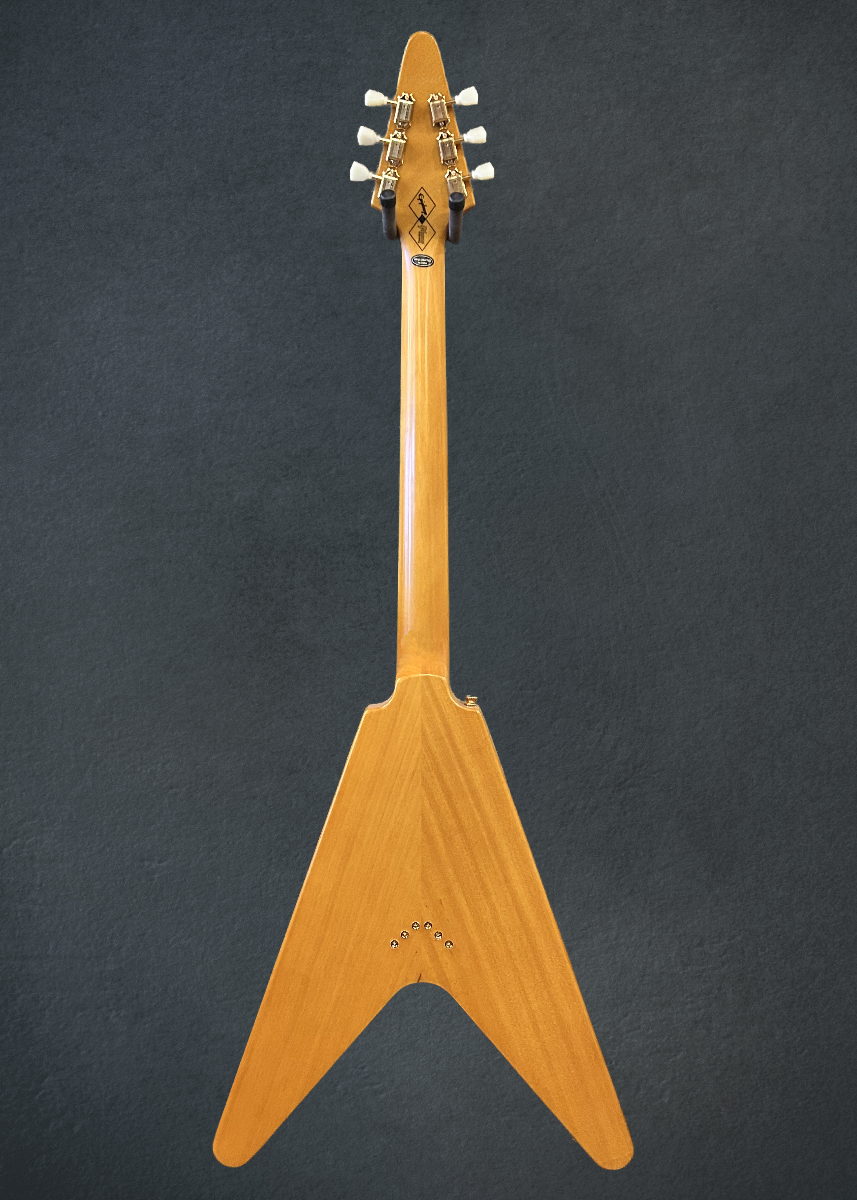 1958 Korina Flying V (White Pickguard) - Aged Natural – Dave's 1958 Korina Flying V (White Pickguard) - Aged Natural – Dave's