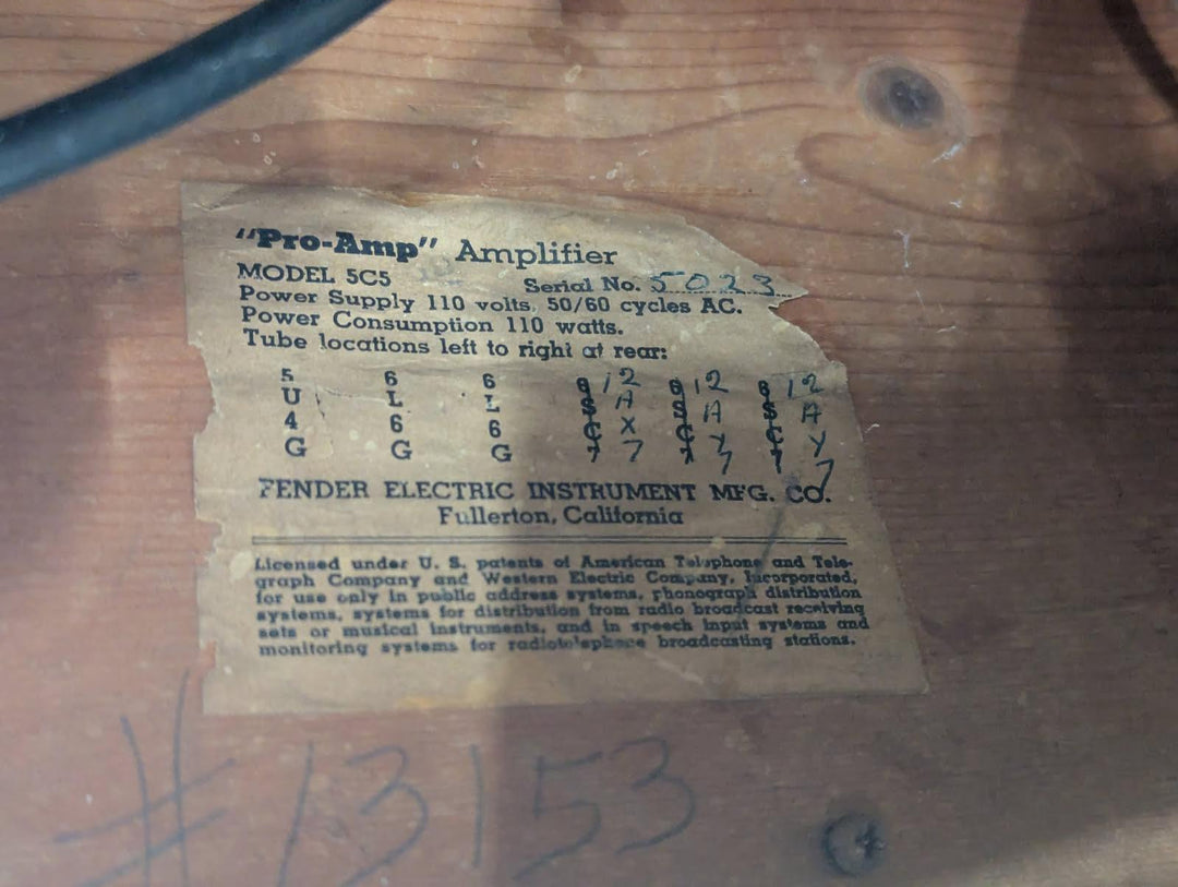 Used Pro-Amp, '54