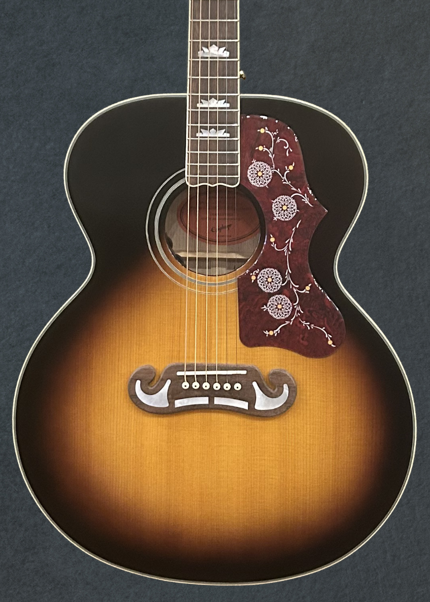 "Inspired by Gibson" J-200 - Aged Gloss Vintage Sunburst