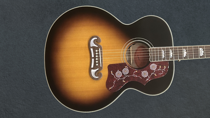 "Inspired by Gibson" J-200 - Aged Gloss Vintage Sunburst