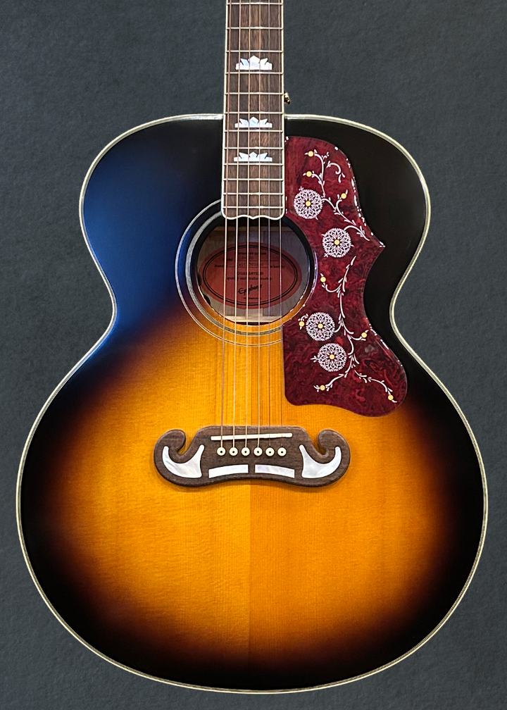 "Inspired by Gibson" J-200 - Aged Gloss Vintage Sunburst
